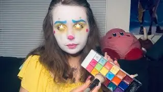 Clown Paints Your Face On Rainy Day ASMR (Lens Licking & Mouth Sounds) 🎪🎈⭐️