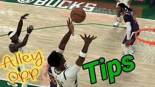 NBA 2K22 How to alley opp