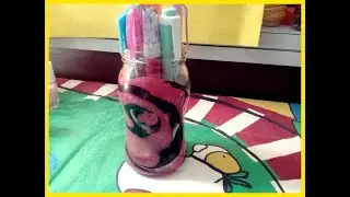 Como decorar un frasco de vidrio fácil