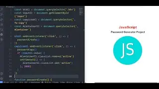 JavaScript  Project : Build Random Password Creator App using JavaScript, HTML5 and CSS3