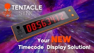 Introducing Tentacle Sync's NEW Timebar: A Timer, A Stopwatch, AND A MESSAGE Display All In One!