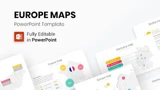 Europe Maps PowerPoint Template l Google Slides, Keynote