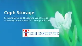 Ceph Storage (Quincy) || Graceful Poweroff/Shutdown/Reboot Ceph Cluster Nodes via Ceph Orchestrator