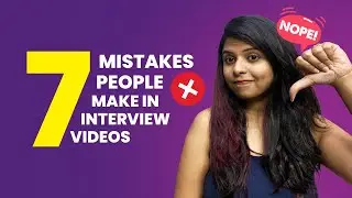 You NEED To Avoid These Common Mistakes In Interview Videos!