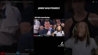 JOKIC CARES A LITTLE 😂😂.. #nba