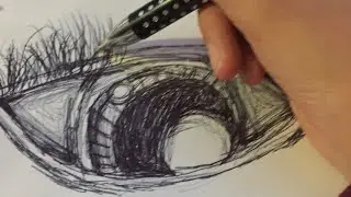 Crayons V.S Markers / Drawing an eye / Which will win?