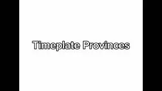 Provinces Rap Timeplate