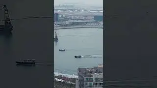 Ferry boat morning sailing
