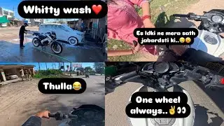 My Normal day.❤️🥲 | Es ldki ne mera sath galat kiya😭😒 | one wheel Game ❤️👀 | THE WHITE Rider❤️