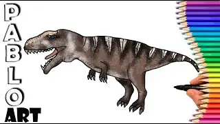 How To Draw Tyrannotitan  Dinosaur | Learn to Draw  step by step