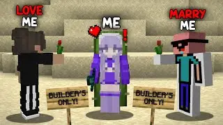 I Secretly Joined 'BUILDERS ONLY' Server as GIRL in Minecraft!