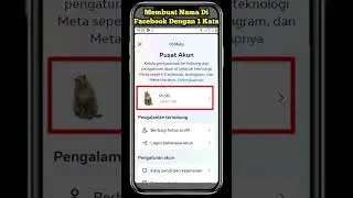 Cara Membuat Nama Facebook Menjadi 1 Kata/Karakter