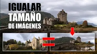 TRUCO! Igualar el tamaño entre dos imágenes en un solo clic con Photoshop