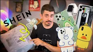 UNBOXING COMPRINHAS DA SHEIN *CAPINHAS DE IPHONE + PULSEIRAS DE APPLE WATCH*