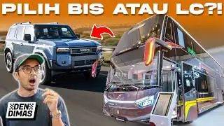 MENDING BELI LAND CRUISER APA BIS BARU⁉️ Nyobain Bis Double Decker Paling Mewah & Canggih di 🇮🇩