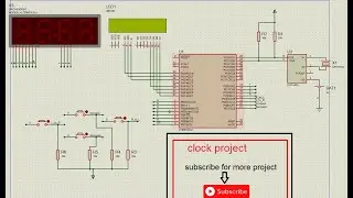 DS1340 real time clock programming using Atmega_32 and Proteus simulation