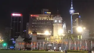 dataran merdeka waktu malam