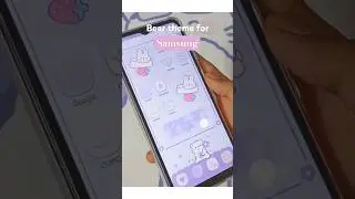 Cutest android purple setup #smartphone #aesthetic #cute
