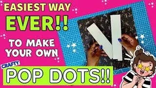 MIND BLOWING!!! make your own POP DOTS! easy diy dimensional dots!!