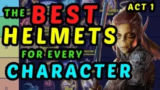 The MOST BROKEN Item Slot in Baldur's Gate 3 - Helmets Tier List and Guide - Act 1