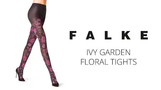 Floral Tights by Luxury Brand Falke 💐 Explore the New Falke Ivy Garden Tights