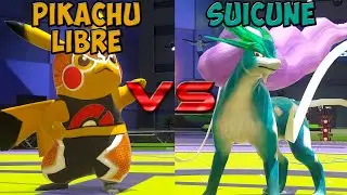 Pokken tournament DX - Pikachu Libre vs Suicune