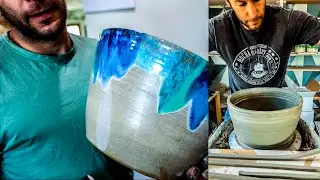 Giant Planter Unloaded from the Kiln