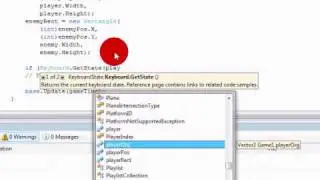 C# Xna tutorial 2: Advanced sprite drawing, rectangular collision part 2