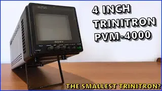 Smallest Trinitron? Sony Trinitron PVM-4000P CRT