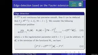 Numerical differentiation of the piecewise smooth function by using Fourier extension #sciencefather