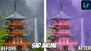 🔴Cara Mengedit Foto Seperti SAD ANIME Menggunakan Aplikasi Lightroom | Sobat Editor