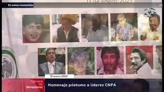Jesús Jiménez en el Senado de la República 13 de enero de 23