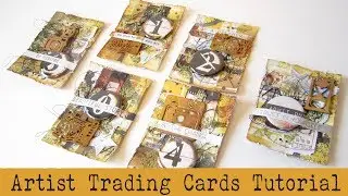 Handmade ATCs- How To Make ATCs? (Artist Trading Cards)- What are ATCs