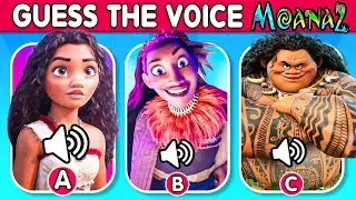 🔥 Guess the SONGS & VOICES in Moana 2! 🌊 | Fun Challenge! 🎤