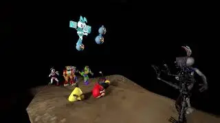 [SFM/FNAFSB/Angry Birds] The Angry Birds & Jenny protect the Glamrocks from Vanny & the Mimic