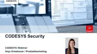 Webinar CODESYS Security in Applikationen (D)