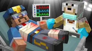 I operated on my sick friend in Minecraft!