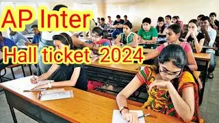 AP Inter hall ticket  2024 // ap inter latest update 2024#apintermediate #ap