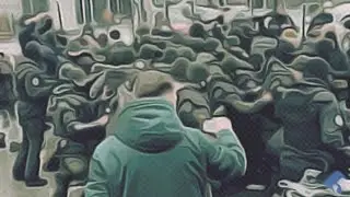 Под редакцией телеканала НАШ сейчас так: полиция vs нацкорпус