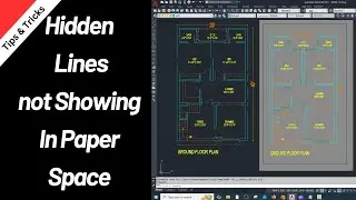 How To Show Hidden Lines In AutoCAD🚀 | Dotted Lines Not Show in AutoCAD Layout✔ | KDS