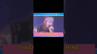 Guns N' Roses cantando Antes e Depois Sweet Child O' Mine #musica #musicasinternacionaisantigas