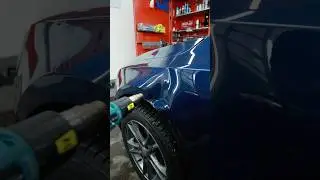Paintless dent removal. Saving your front fender from the painters!