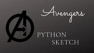 Avengers Logo with Python Turtle