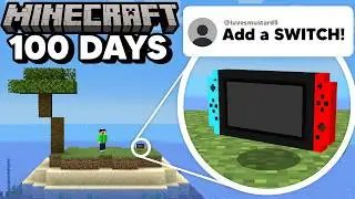 I Made A Mod Idea Every Day For 100 Days On A Deserted Island In Minecraft...