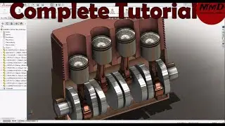 Solidworks complete tutorial - Engine 😍