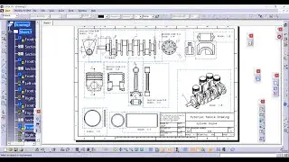 Tutorial Catia V5r Cylinder Engine Assembly 3D to 2D | 4K 60fps