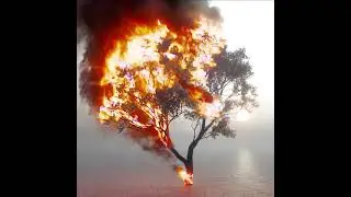 PhoenixFD Burning Tree