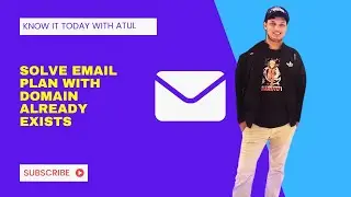 Solve Email Plan With Domain Already Exists