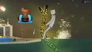 Freezing The Sea In People Playground monster Snake Black Attack
