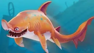 обзор акул в игре hungry shark world - песчаная акула